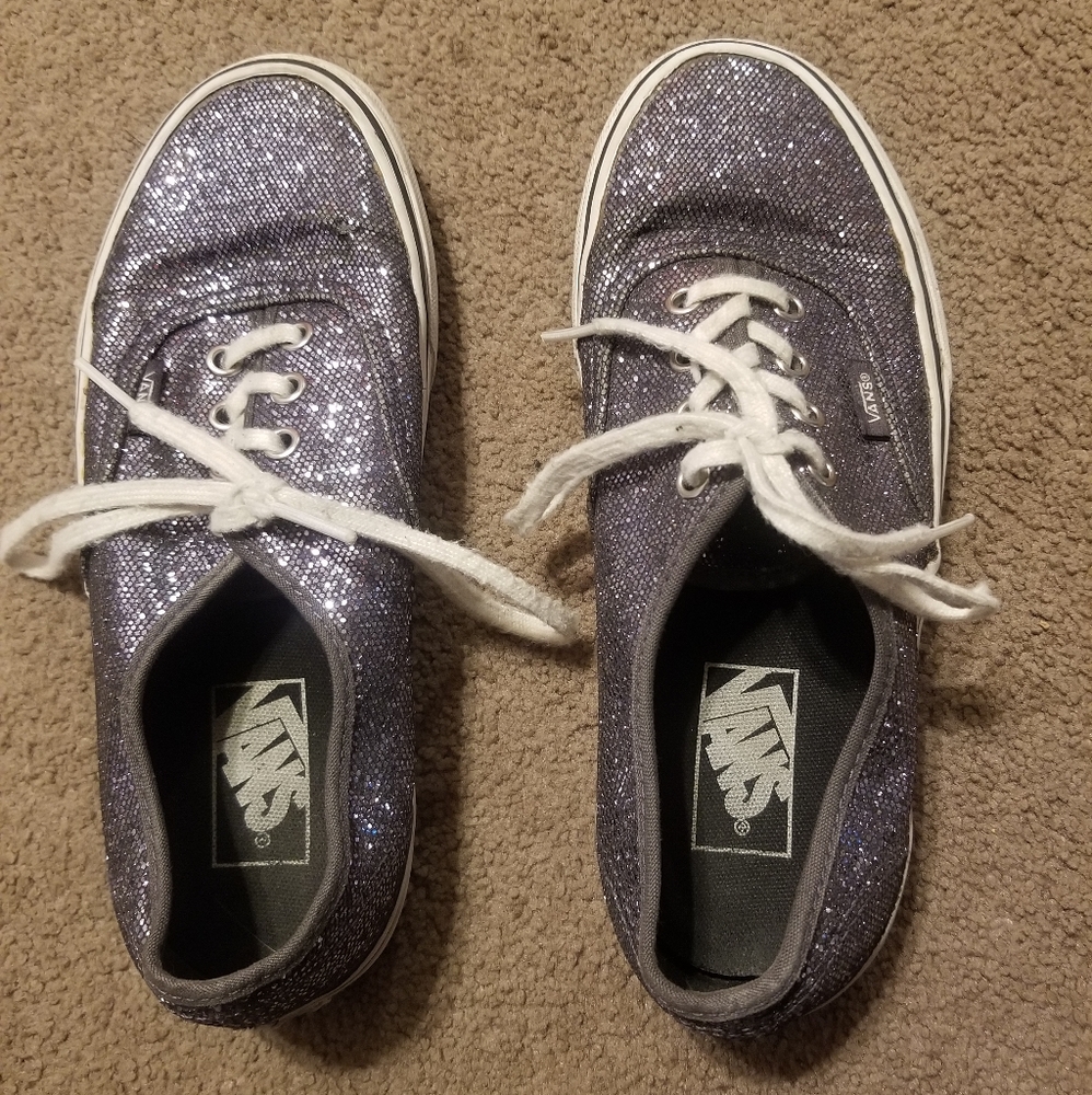 Sparkly Van's Shoes Women's 7.5